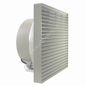 Ventilátor LS-3K, velikost 344x344mm, lamelová mřížka,  pro rozvaděče a technická zařízení