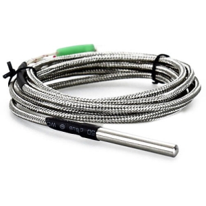 ESCO Pt100V 5x50, silikonový kabel 2m, opletení nerez