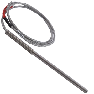 ESCO Pt100V 6x100, koncovka 100mm, kabel s opletením 2m 