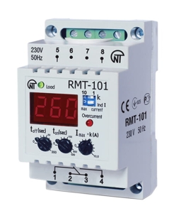 NOVATEK RMT-101  1-fázové proudové relé, přímé zapojení do 100A