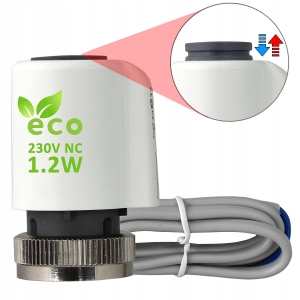 ESCO ST-20 pohon 230V pro ovládání radiátorového ventilu se závitem M30x1,5 