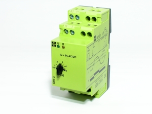 Proudové relé OIH3, 0,5 až 5A AC/DC, hlídání nadproudu, hysterezní funkce, napájení 230VAC, Tele-Haase
